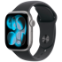 APPLE Watch Series 11 5G, 42mm, siva, crna silikonska narukvica, S/M