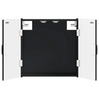 Kabinet za mete HOORN, crni, 52,5 × 10,5 × 53,5 cm
