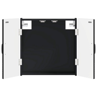 Kabinet za mete HOORN, crni, 52,5 × 10,5 × 53,5 cm