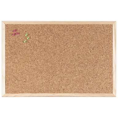 BI-OFFICE Ploča pluto s drvenim okvirom, 80x60 cm