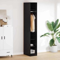 Ormar s policom Crni hrast 50 x 30 x 200 cm, konstruirano drvo