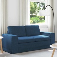 Sofa metalna 182 x 80 x 82 cm, plava