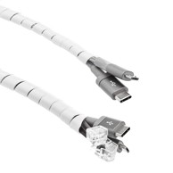 AMAZON Basics kabel kanal - 10 m, bijeli, zaštita kabela od kućnih ljubimaca