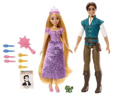 MATTEL Lutka Disney Zlatokosa i Flynn Rider HLW39