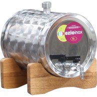 EZIO Inox bačva za rakiju, 6 l 3/8''