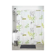 TENDANCE Zavjesa za kadu Intemporelle 180x180 cm + 12 PP bijelih kukica