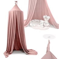 Viseći baldahin Tipi, rozi, promjer 70 cm, duljina 290 cm