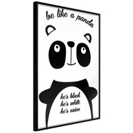 Poster Tolerant Panda 30x45