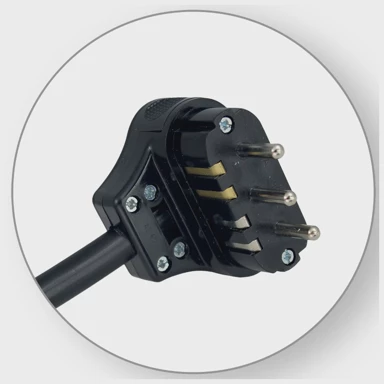 COMMEL Priključni kabel 3m, 16A, crni