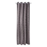 SEHLBACH Tamno siva zavjesa 135x245 cm Circles