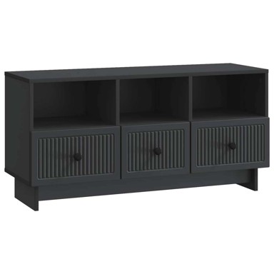 TV ormarić s ladicama, 102 x 34,5 x 50 cm, konstruirano drvo, crna