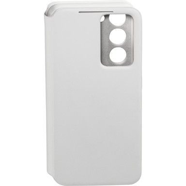 SAMSUNG Maskica za mobitel Smart View Kožna torbica Galaxy S23 Kremasta