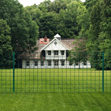 Euro ograda, čelična, 20 x 1,5 m, zelena