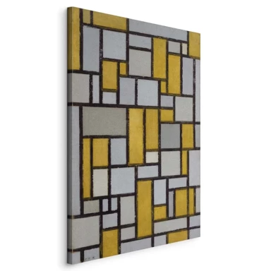 XXL slika Piet Mondrian – Composition with Grid 39, 133x200 cm