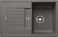 BLANCO Sudoper ZIA 45 S SILGRANIT, vulkan siva