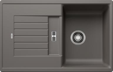 BLANCO Sudoper ZIA 45 S SILGRANIT, vulkan siva