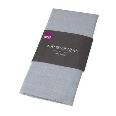 STIL Stolnjak SOGO sivi 40x135 cm