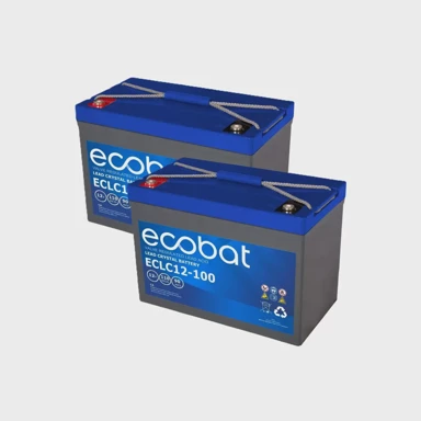 ECOBAT Lead Crystal baterija 12V 110Ah, VRLA, bez održavanja (2 kom)