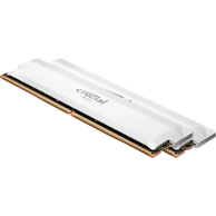 CRUCIAL PRO Overclocking RAM memorija, 32GB, Kit, 2x16GB, DDR5, 6000MHz, CL36, bijela
