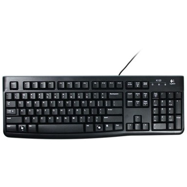 LOGITECH Tipkovnica K120 USB, crna, 920 002489
