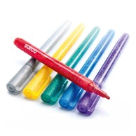 DJECO Komplet od 6 blistavih markera Glitter
