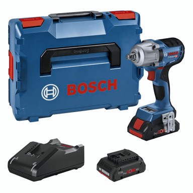 BOSCH Akumulatorski udarni odvijač GDS 18V-450 HC (2xPC4,0Ah, L-BOXX)