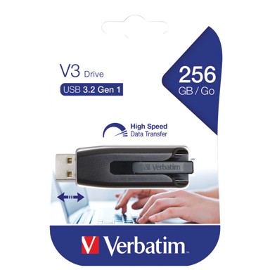 VERBATIM USB Memorija 3.2 Store'n'Go, 256 GB, crni