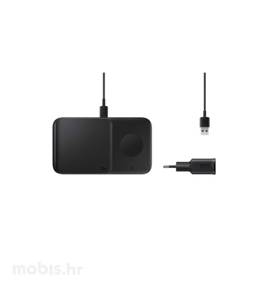 SAMSUNG Bežični punjač duo s adapterom 9W, crni