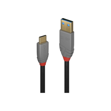 LINDY USB-C na USB-A kabel 36913, 2 m, crni