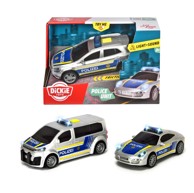 DICKIE Policijsko vozilo, 15 cm, svjetlosni i zvučni efekti, 3 sorte