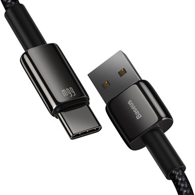BASEUS USB kabel tip C, 66 W, 11 V, 6 A, 1 m