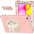 NIKCORP Robusna zaštitna futrola za Samsung Galaxy Tab A 8.0 sa stalkom i naramenicom 360° rotacija, ružičasta
