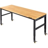 VEVOR Radni stol O4820L 122x51x104 cm, smeđe