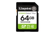 KINGSTON Memorijska kartica Canvas Select Plus SD, 64 GB, UHS-I, 100 MB/s