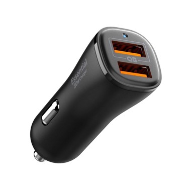 SPIGEN Brzi punjač za mobitel za auto ArcStation Essential, 30 W, 2 x USB