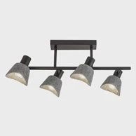 RABLAUX Plafonskasvjetiljka Farelia E14 4x max. 10 W, IP20 RA73010, crna