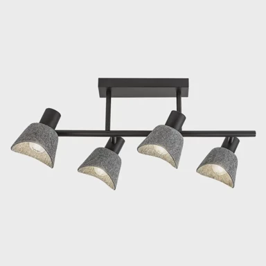 RABLAUX Plafonskasvjetiljka Farelia E14 4x max. 10 W, IP20 RA73010, crna