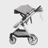 CHIPOLINO Dječja kolica Vista Cloud Grey
