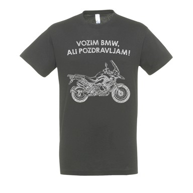 MOTORISTA BIKE SHOP Bmw majica,dark gray