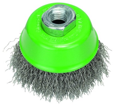 BOSCH Lončasta žičana četka sa savijenom žicom Clean for Inox, za kutne brusilice
