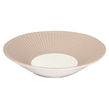 GREEN GATE Bež duboki porculanski tanjur Alice, ⌀ 23 cm