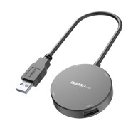 DUDAO HUB Adapter A15B 4 u 1 (1× USB 3.2 + 3× USB 2.0), crni