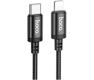 HOCO Podatkovni kabel X89 USB-C na Lightning 27 W 1 m, crni