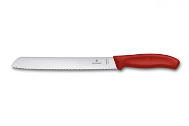 VICTORINOX Nož za kruh Swiss Classic, 21 cm, crveni
