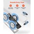 VEVOR Set okova za klizna vrata, dvostruka bypass staza, 1219x102,6x55,6 mm, aluminij