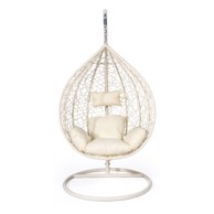 BONAMI SELECTION Krem bijela viseća fotelja od umjetnog ratana Noela