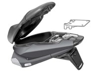 SHAD Nosač za gornji kofer za Piaggio NRG 50 LC DD mc3 power, NRG 50 AC DT mc3 power, NRG 50 LC DD mc3 power purejet, NRG 5