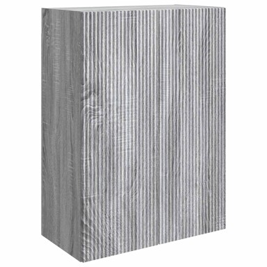 Ormar za montažu na zid, 66 x 34,5 x 90 cm, siva sonoma