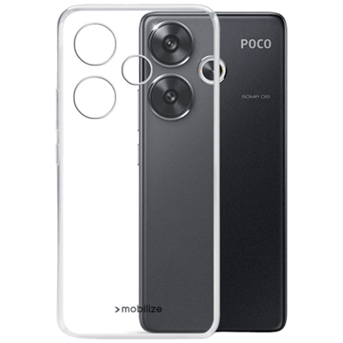 MOBILIZE Maskica TPU Back Cover, za POCO F6, prozirna