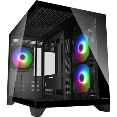 COUGAR PC kućište FV150 ARGB, Mini Tower, crno